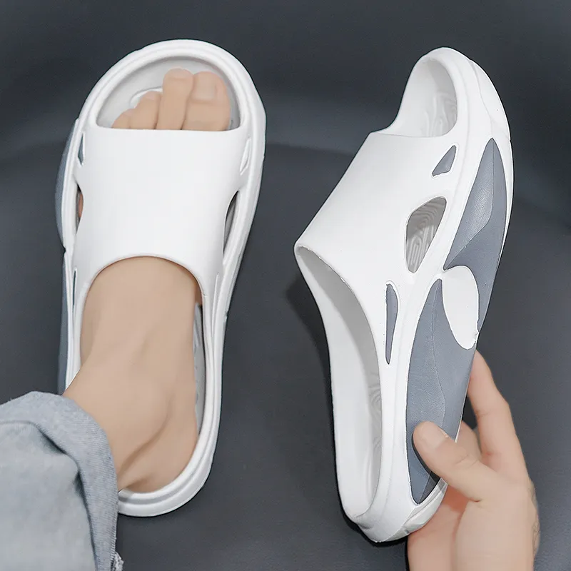 ROBINHOOD Quiet Slip Resistant Odor Resistant Abrasion Resistant Quick Dry Cushioning Slide Slippers Men's-7