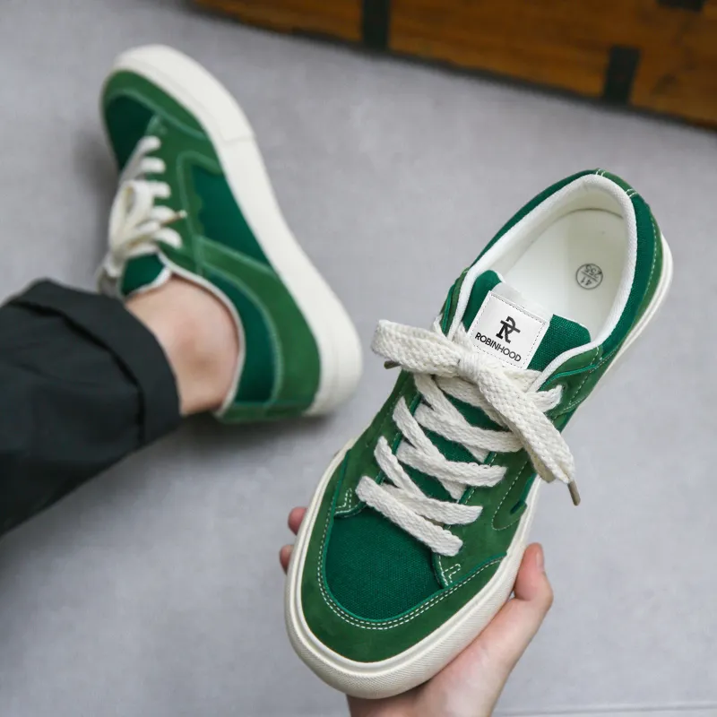 ROBINHOOD Coverage Slip Resistant Cushioning Abrasion Resistant Low Top Skateboard Shoes Men's-8