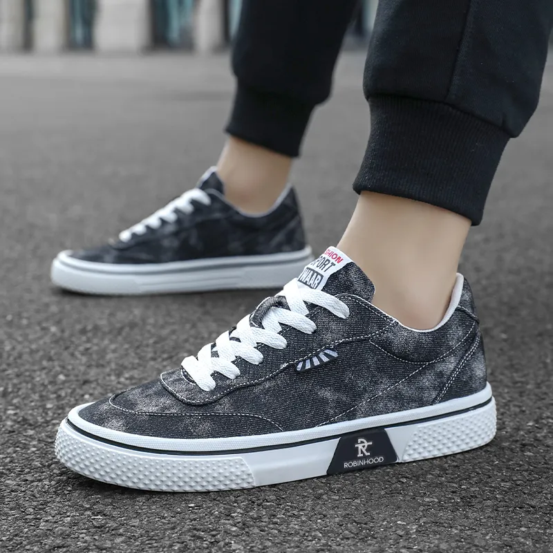 ROBINHOOD Coverage Slip Resistant Cushioning Abrasion Resistant Impact Resistance Low Top Skateboard Shoes Men's-4