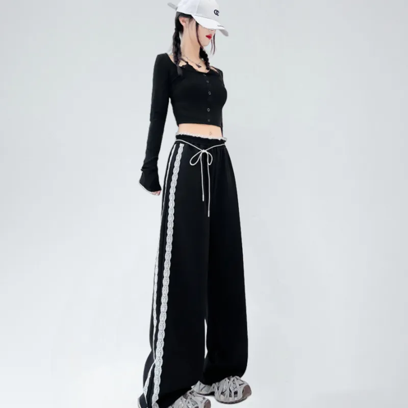 XIANSINIAO Casual Pants Women's-11