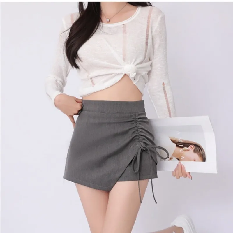 XIANSINIAO Casual Short Skirts Women's-2