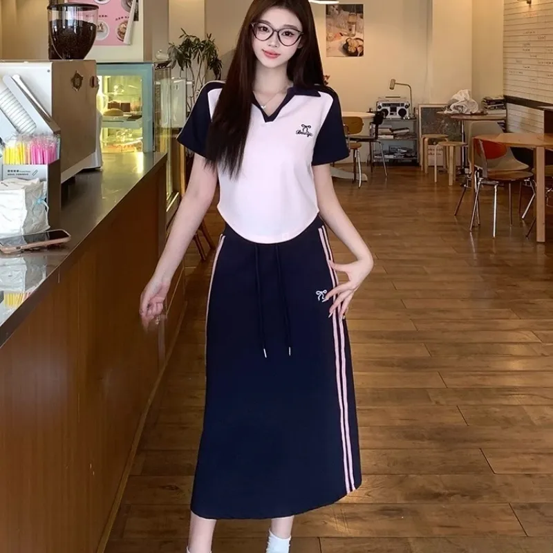 XIANSINIAO Two Piece Skirt Sets Women's-7