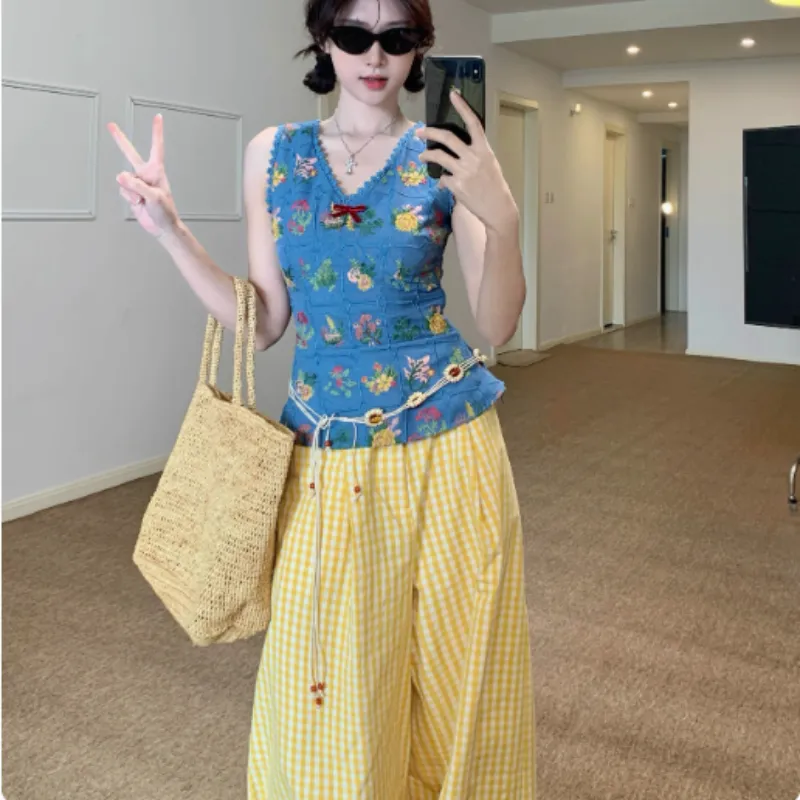 XIANSINIAO SS25 Casual Pants Women's-8
