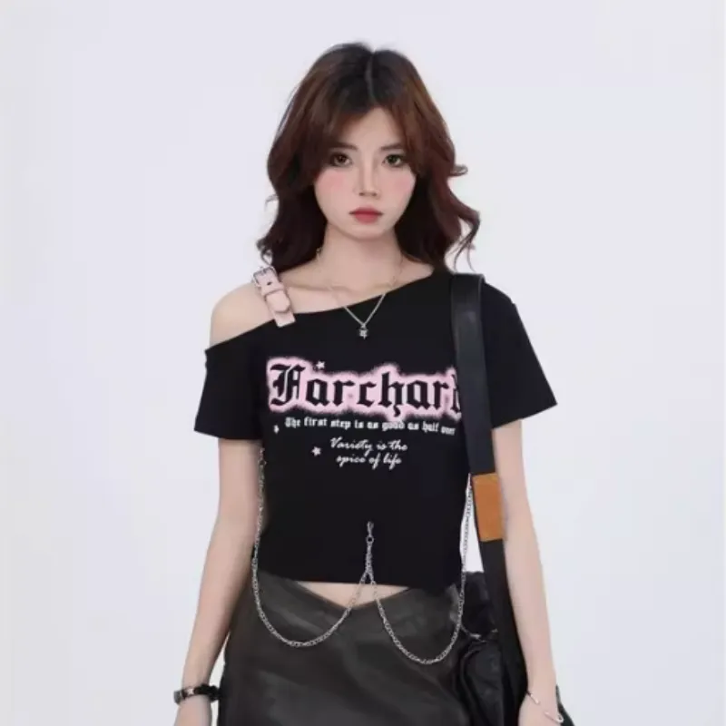 XIANSINIAO Summer Regular T Shirt Women's-4