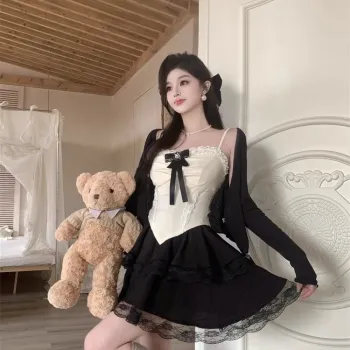 XIANSINIAO Two Piece Skirt Sets Women's
