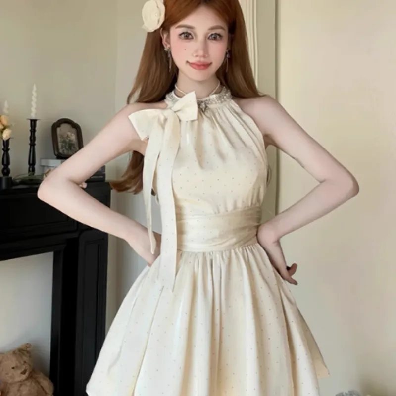 XIANSINIAO Sleeveless Dress Women's-4