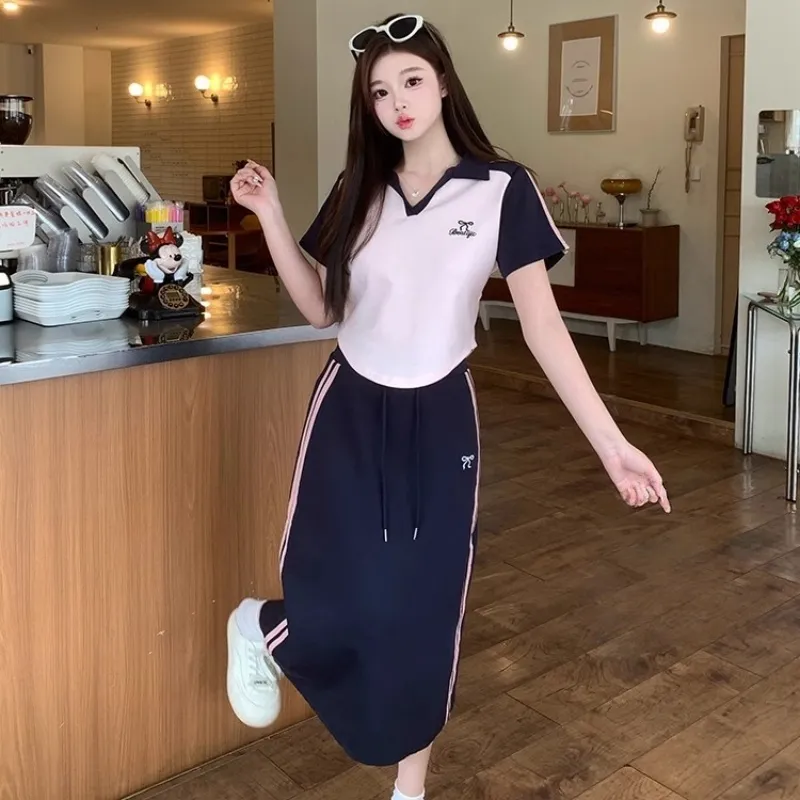 XIANSINIAO Two Piece Skirt Sets Women's-8