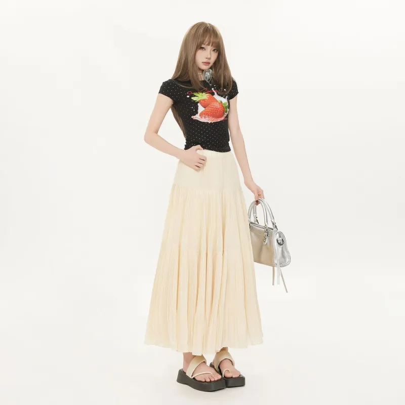 XIANSINIAO Casual Long Skirt Women's-7