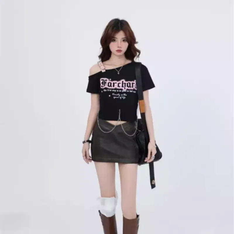 XIANSINIAO Summer Regular T Shirt Women's-3