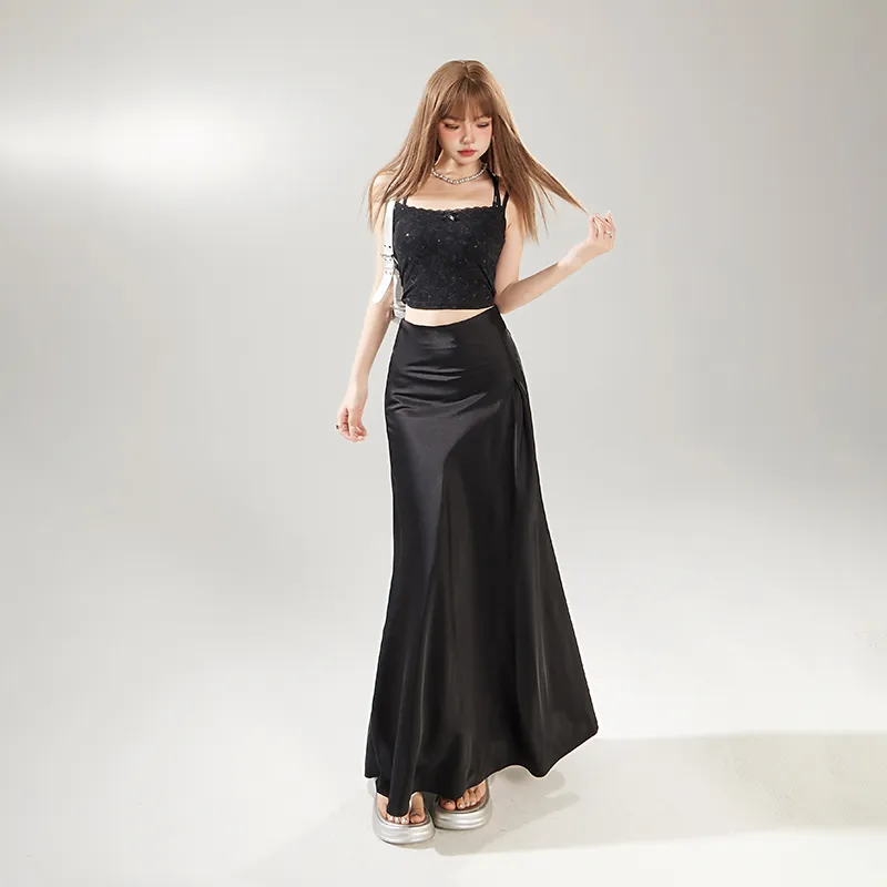 XIANSINIAO Casual Long Skirt Women's-6