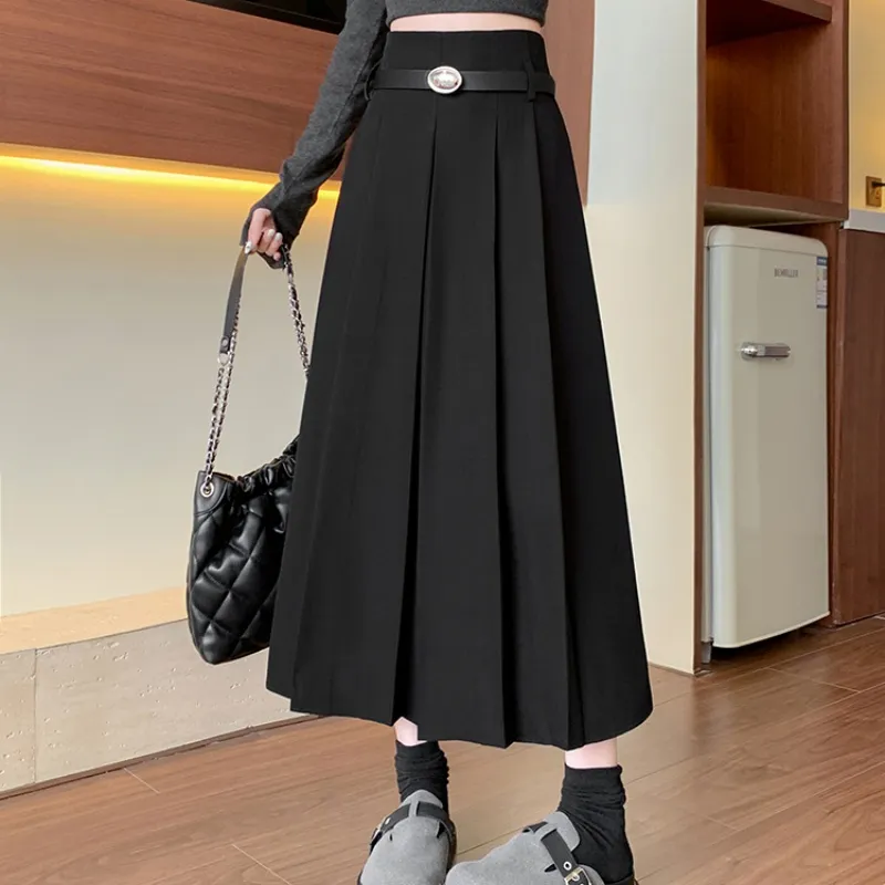 XIANSINIAO Casual Long Skirt Women's-5