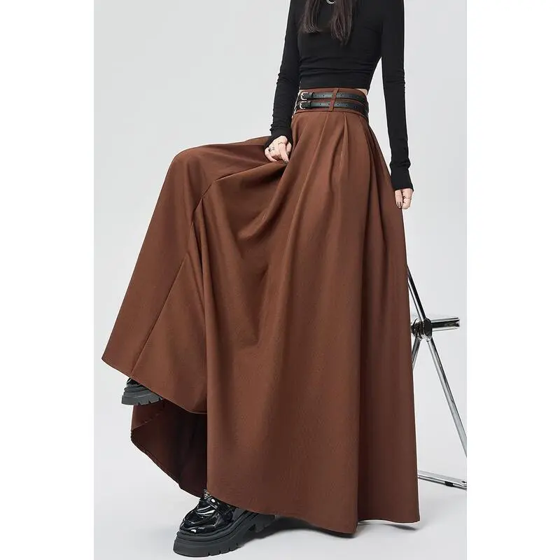 Pa33word Casual Style Long Skirt Women's-12
