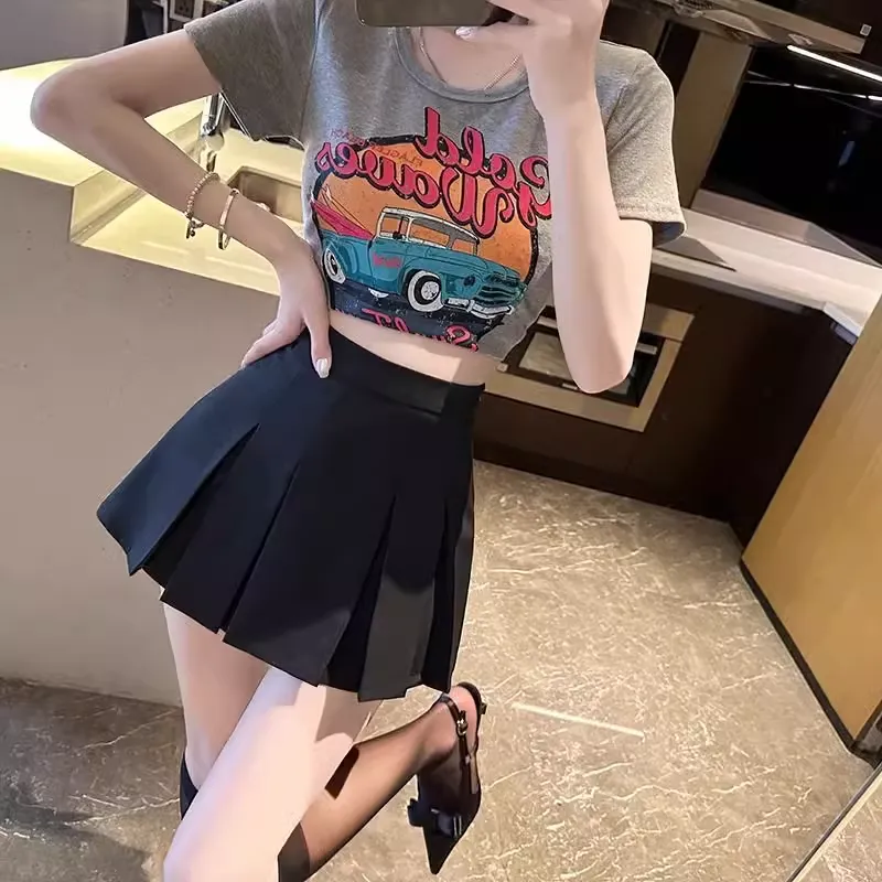 XIANSINIAO Casual Short Skirts Women's-1