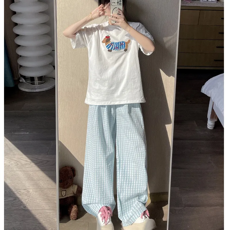 XIANSINIAO Casual Pants Women's-7