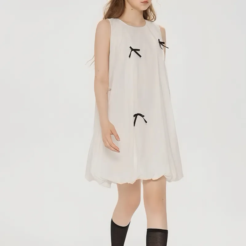 XIANSINIAO Sleeveless Dress Women's-1