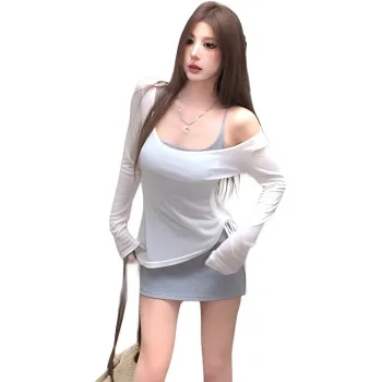 XIANSINIAO Two Piece Skirt Sets Women's Set