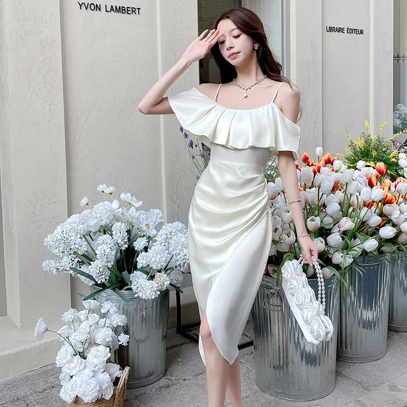 XIANSINIAO Slip Dresses Women's-4