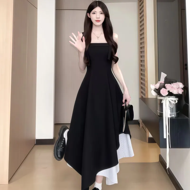 XIANSINIAO Slip Dresses Women's-5