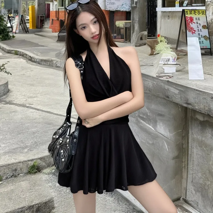 XIANSINIAO Sleeveless Dress Women's-3