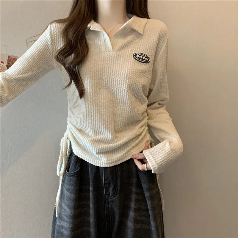 XIANSINIAO Set in Sleeve T Shirt Women's-4