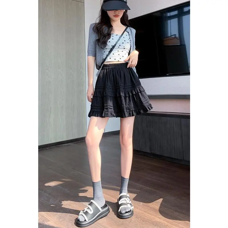 XIANSINIAO Casual Short Skirts Women's-5