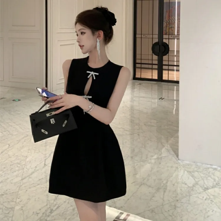 XIANSINIAO Sleeveless Dress Women's-4