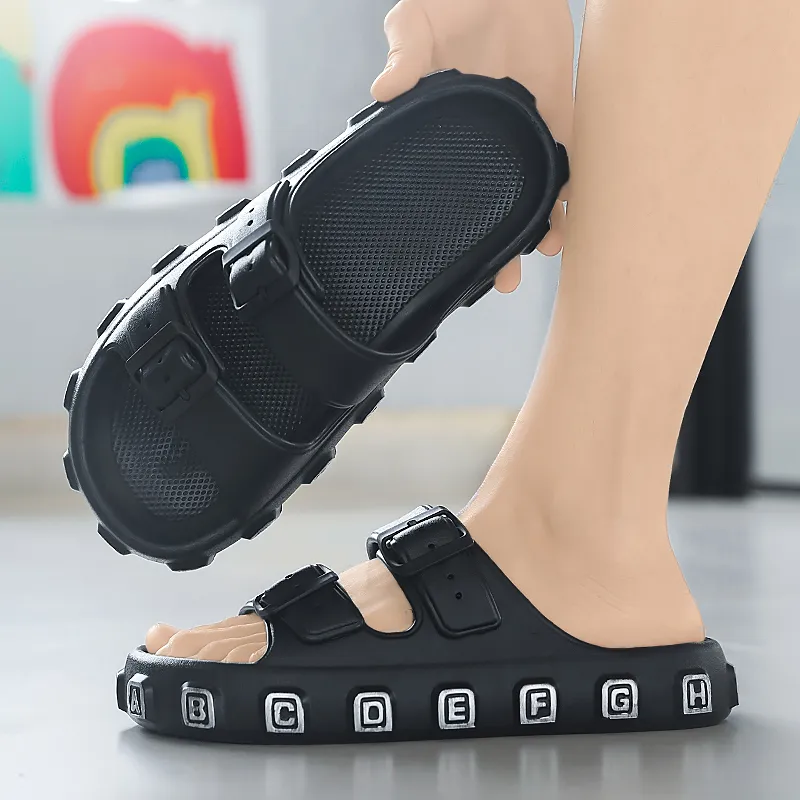 FCMM EVA Quiet Slip Resistant Abrasion Resistant Slide Slippers Men's-5