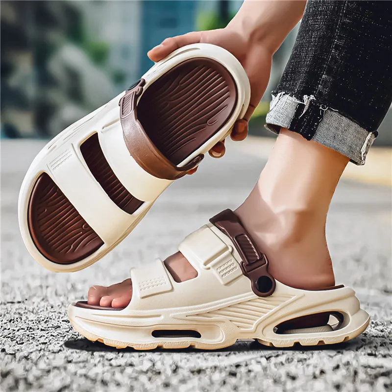 FCMM Beach Sandals Men Green/Black/Beige-11