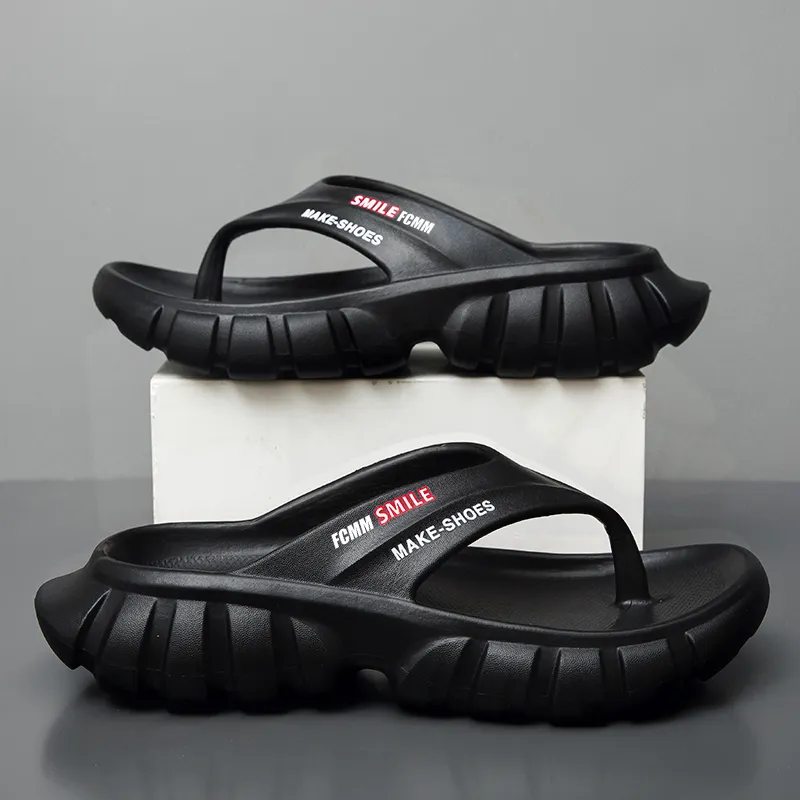 FCMM Quiet Odor Resistant Abrasion Resistant Slip Resistant Flip Flops Men's-5