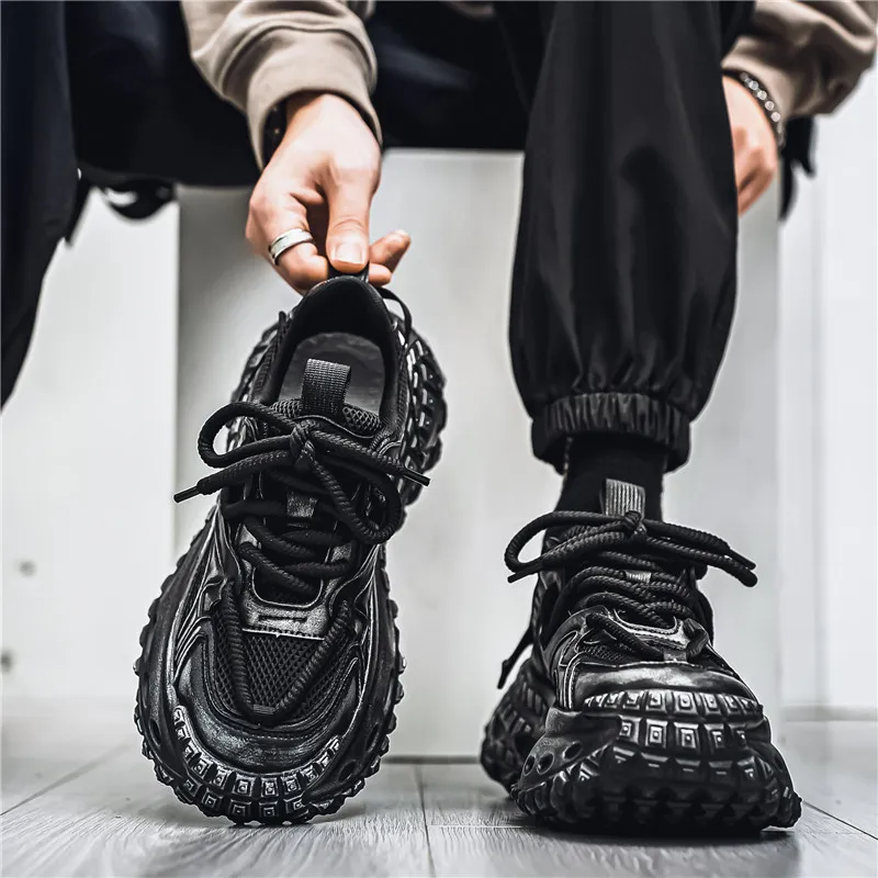 FCMM Abrasion Resistant Breathable Slip Resistant Chunky Sneakers Men's-10