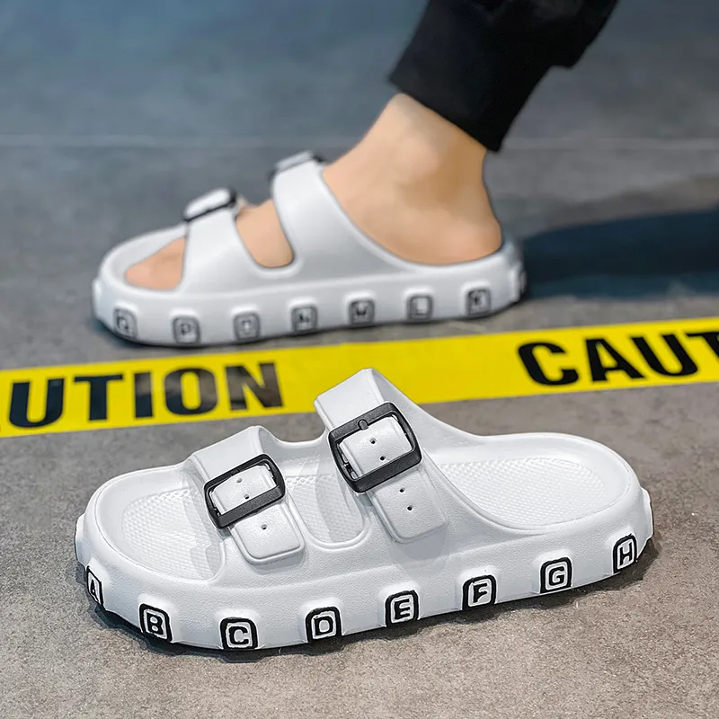 FCMM EVA Quiet Slip Resistant Abrasion Resistant Slide Slippers Men's-3