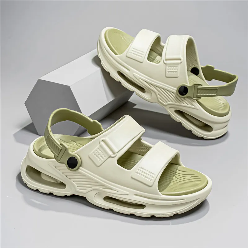 FCMM Beach Sandals Men Green/Black/Beige-2