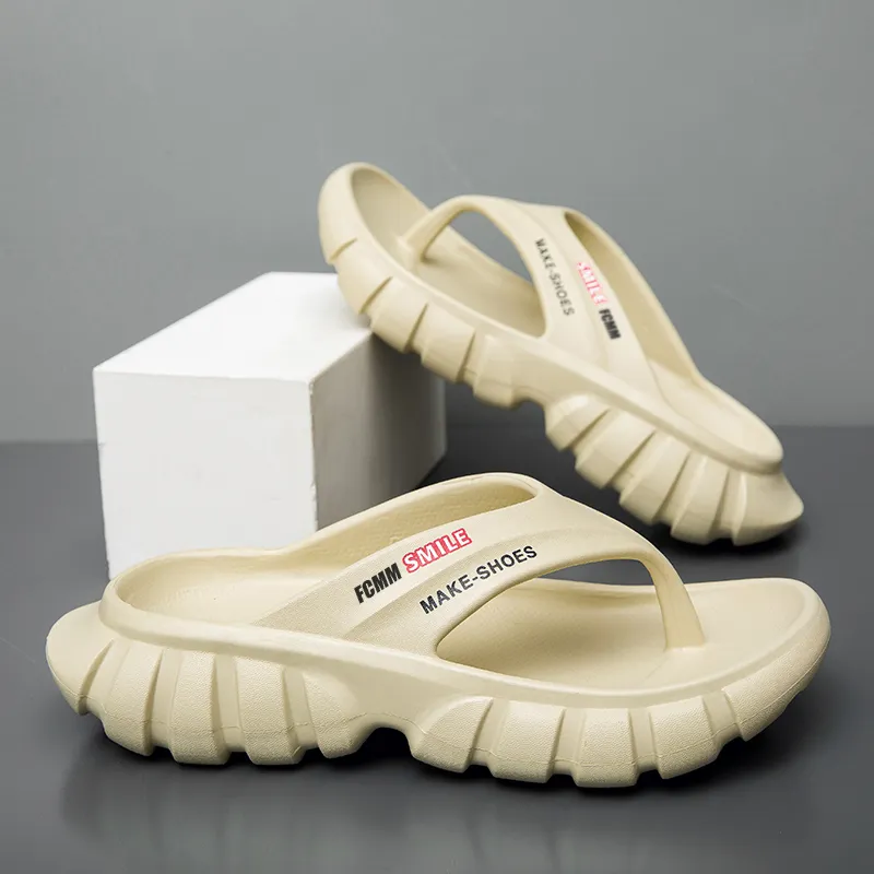 FCMM Quiet Odor Resistant Abrasion Resistant Slip Resistant Flip Flops Men's-9