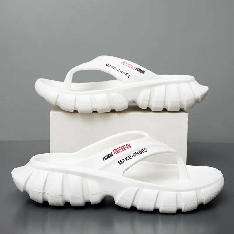 FCMM Quiet Odor Resistant Abrasion Resistant Slip Resistant Flip Flops Men's-2
