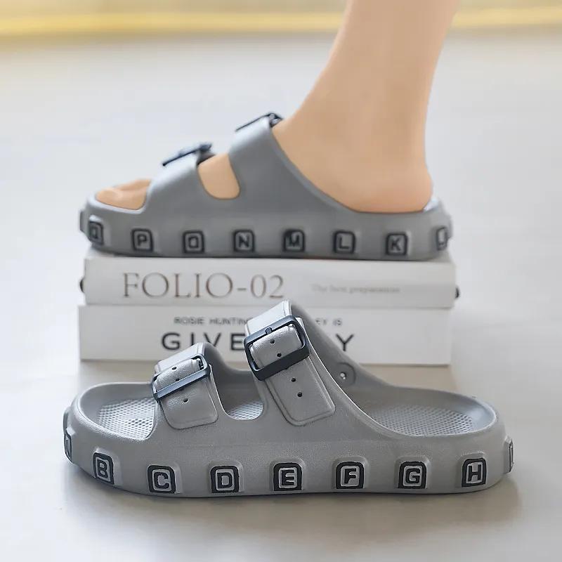 FCMM EVA Quiet Slip Resistant Abrasion Resistant Slide Slippers Men's-9