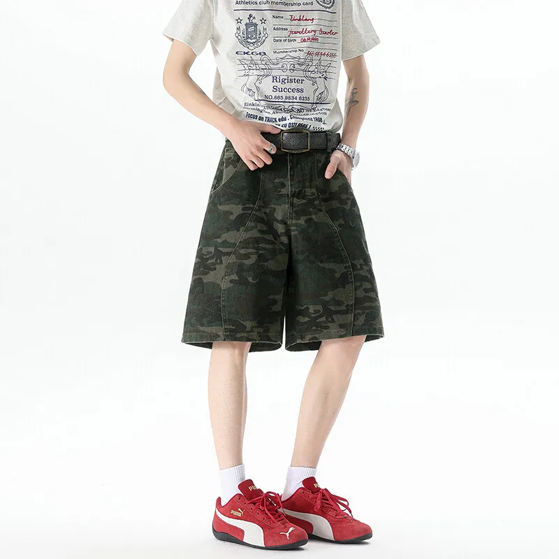 TESTUNG Essential For Summer. Workwear Style Shorts Unisex-32