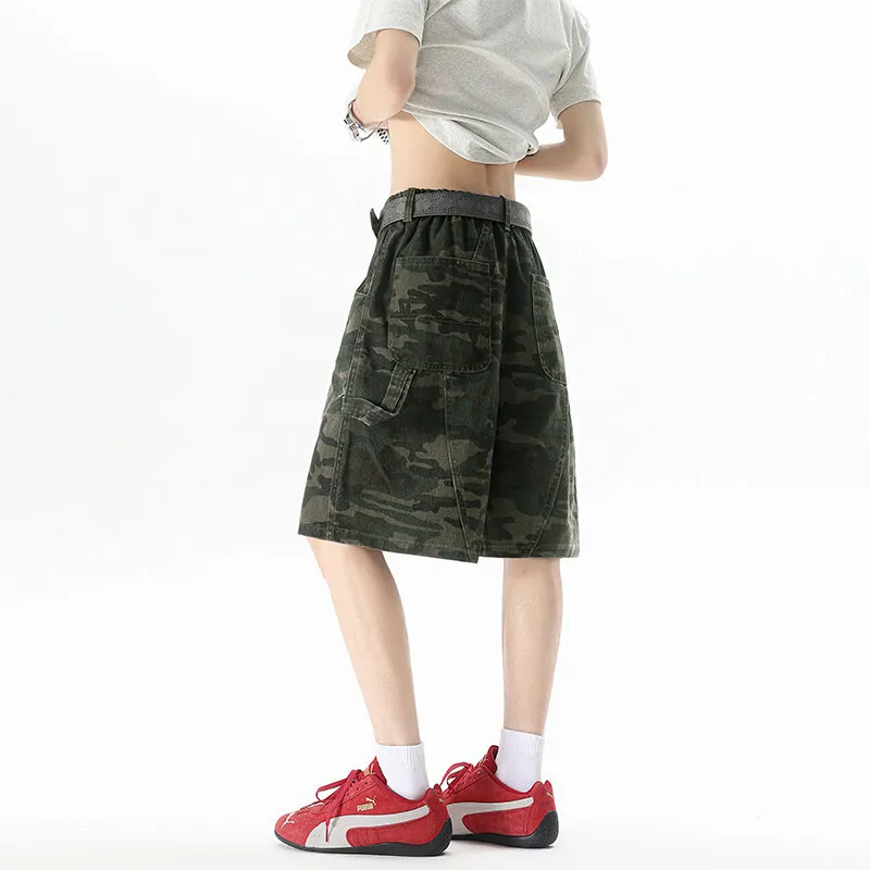 TESTUNG Essential For Summer. Workwear Style Shorts Unisex-33