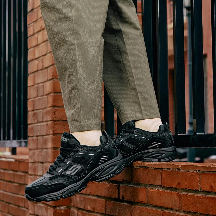 Skechers Vigor 2.0 Nanobet Cushioning, Slip Resistant, And Abrasion Resistant Low Top Casual Shoes Men's Black-7