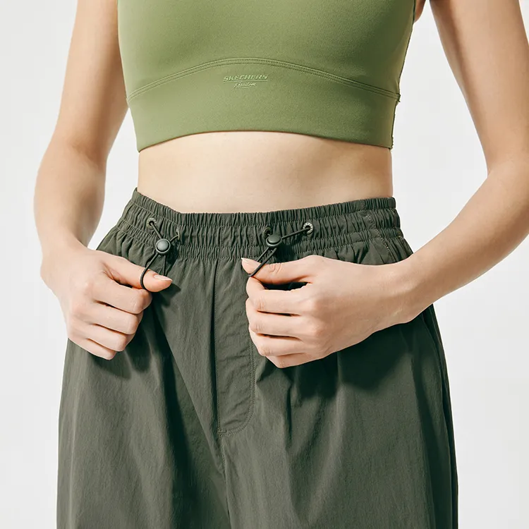 Skechers Casual Pants Women's Black Forest Green-2
