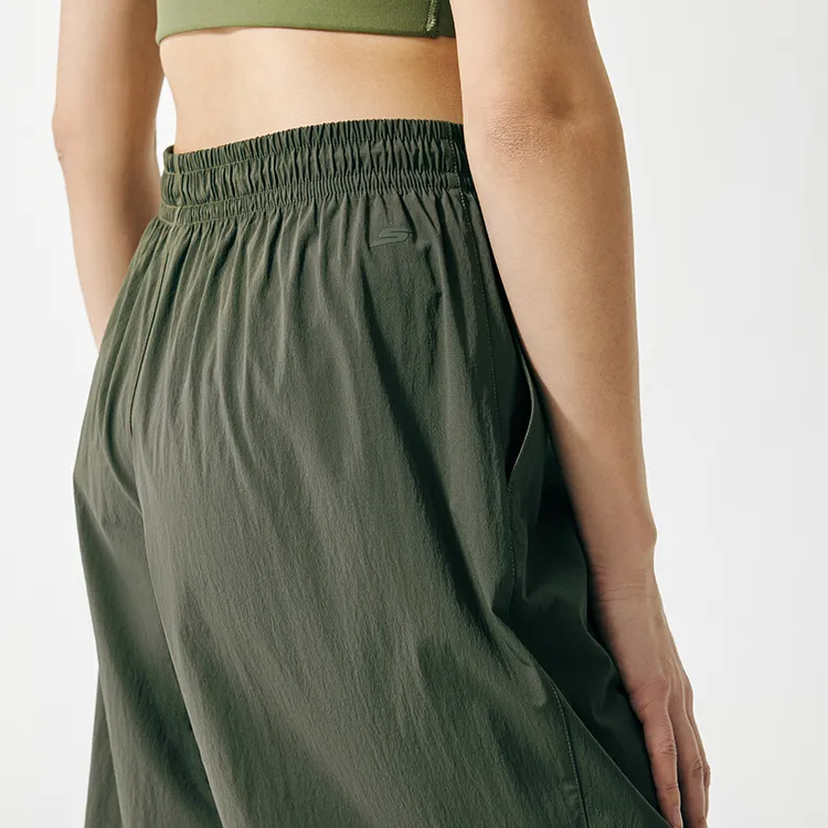 Skechers Casual Pants Women's Black Forest Green-3