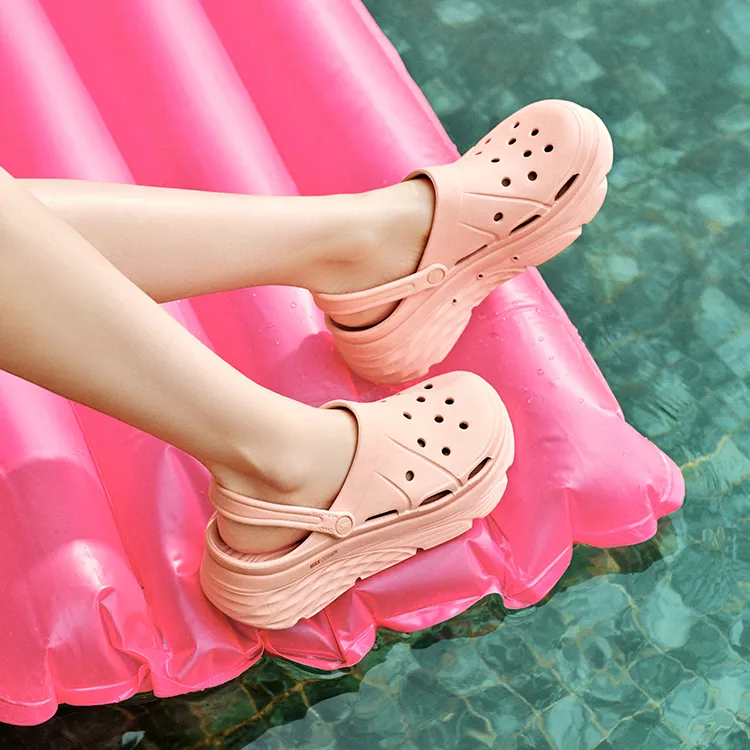 Skechers Max Cushioning Monster Bubbles Clogs Women's Pink-5