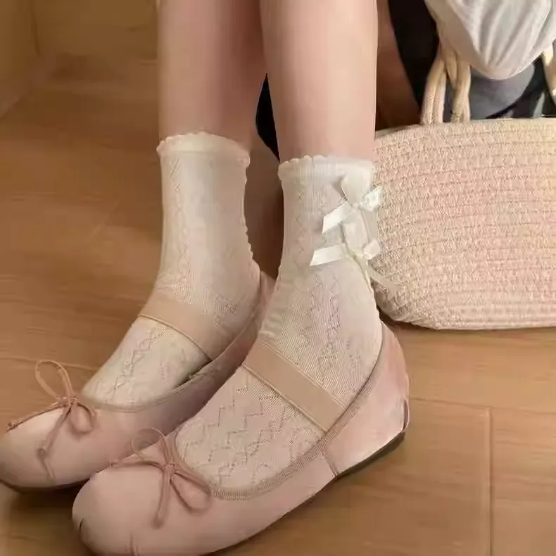 SOIE Mid Calf Socks Women's Combo Set-16