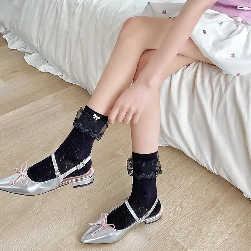 SOIE Mid Calf Socks Women's Combo Set-22