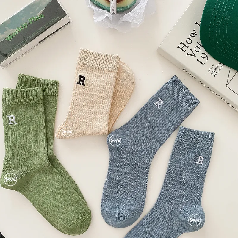 SOIE Mid Calf Socks Women's 9 Double Loads-11