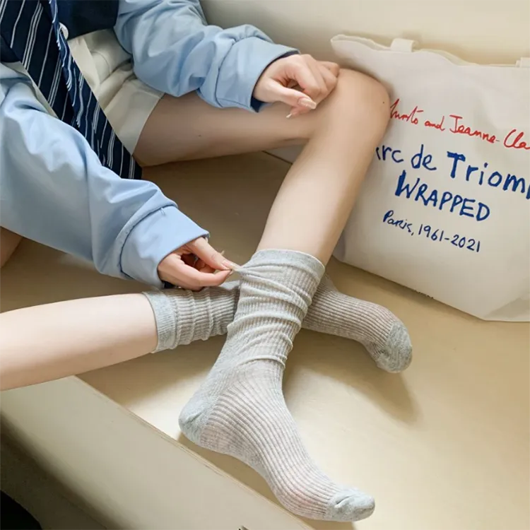 SOIE Mid Calf Socks Women's Combo Set-26