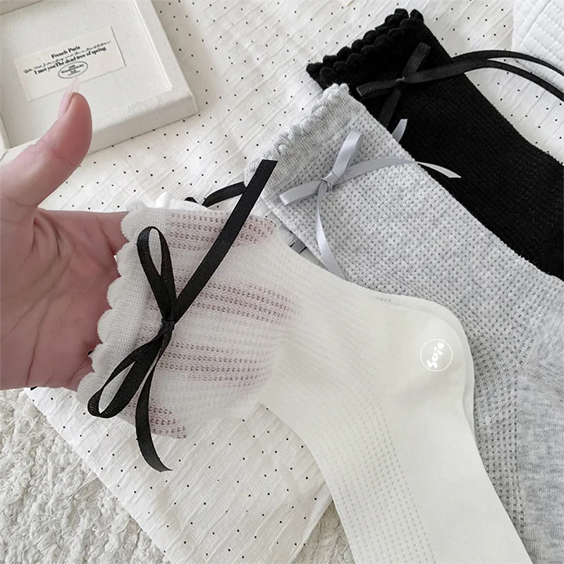 SOIE Mid Calf Socks Women's Combo Set-28