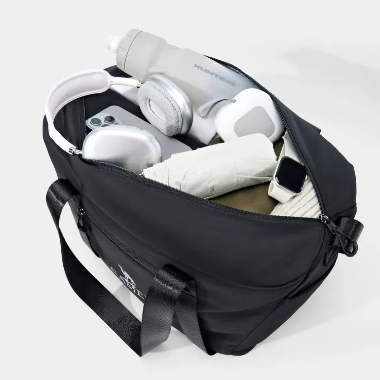 CAMEL Gym Bags Polyester Night Black/Haze Purple Unisex-1