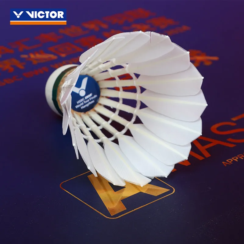 VICTOR Master Collection MS ACE WT24 3 Pack Goose Feather Shuttlecocks-3