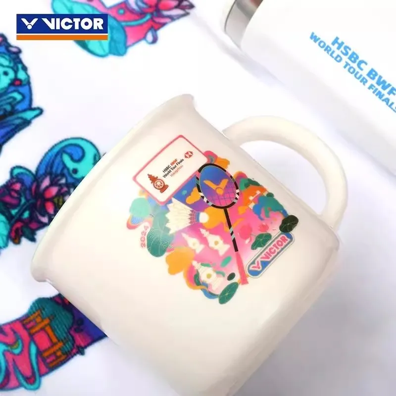 VICTOR Badminton Souvenirs White Ceramic Unisex-4
