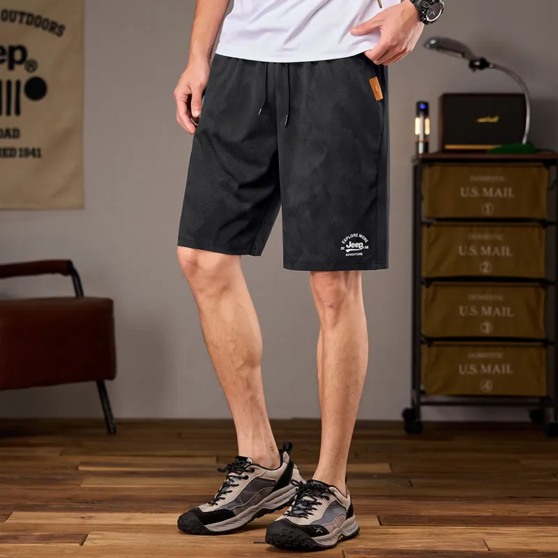 Jeep Pasture Horse Lifestyle Casual Shorts Unisex-4